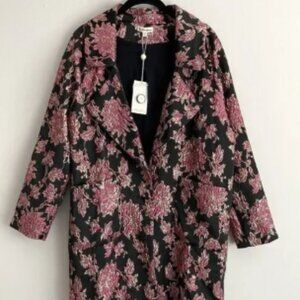 Universal Standard Kelly Stretch Cotton Twill Shirtdress S (14-16) Cherry New